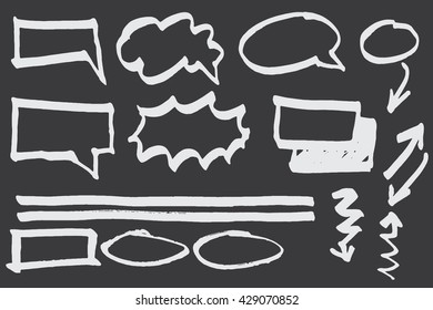doodle infographic/elements and sketching vector illustration