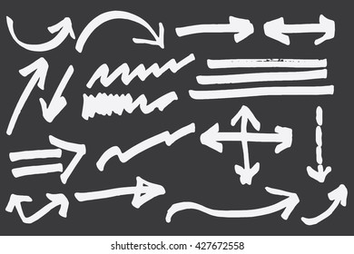 doodle infographics elements sketching vector illustration