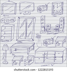 doodle interior object