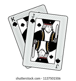 doodle jack and king sapades cards casino game