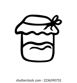 Doodle jam. Jar of Grandma is Jam
