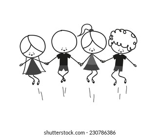 Doodle Jumping Kids