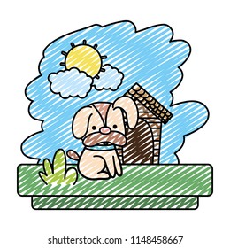 doodle kawaii dog cute pet animal