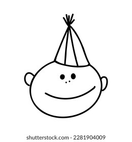 Doodle-Kind, Skizze, Vektorgrafik, Vektorgrafik, Vektorgrafik