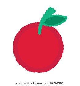 Doodle Kids Scribble Element - Apple