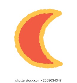 Doodle Kids Scribble Element - Moon