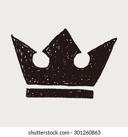 doodle king crown