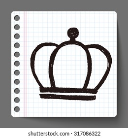 doodle king crown