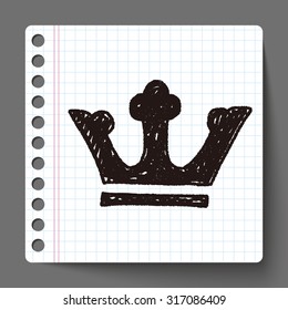 doodle king crown