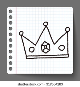 doodle king crown