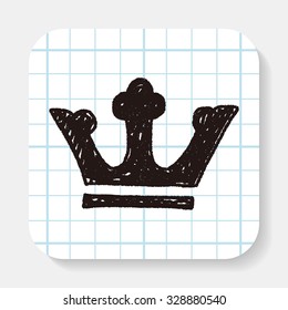 doodle king crown