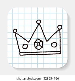 doodle king crown