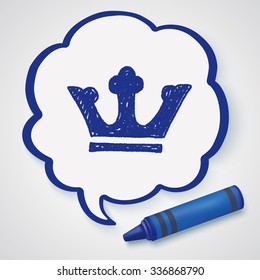 doodle king crown