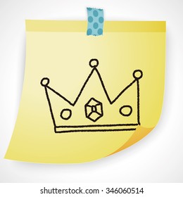 doodle king crown