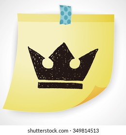 doodle king crown