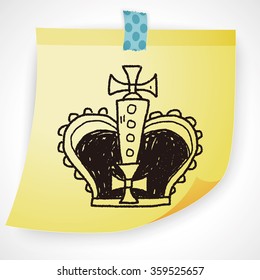 doodle king crown