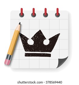 doodle king crown