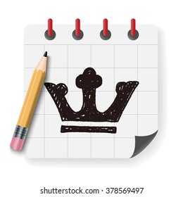 doodle king crown