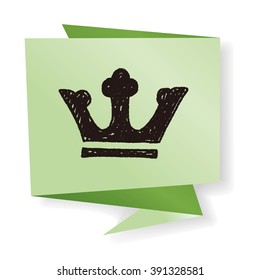 doodle king crown
