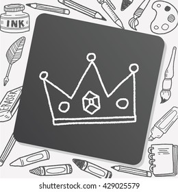 doodle king crown