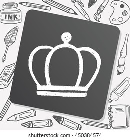 doodle king crown