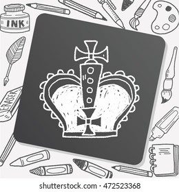 doodle king crown