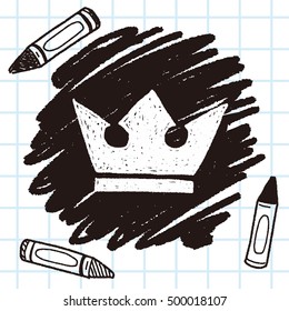 doodle king crown