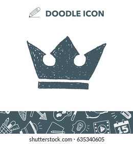 doodle king crown