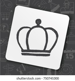 doodle king crown