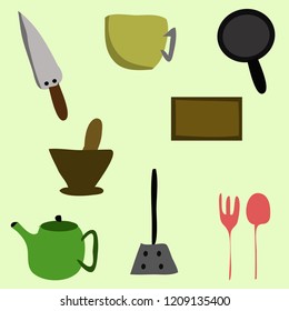 doodle Kitchen accessories simple style