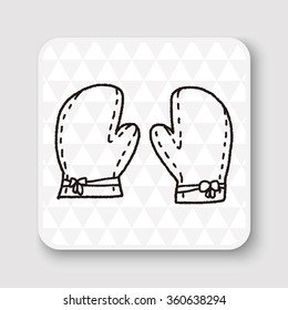 Doodle kitchen Gloves 