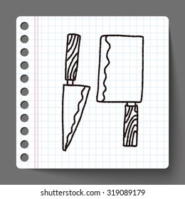 Doodle Kitchen knife