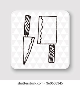 Doodle Kitchen knife