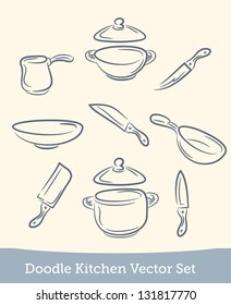 doodle kitchen set