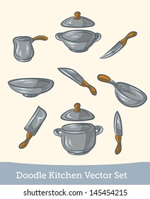 Doodle kitchen set