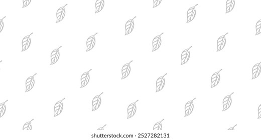 doodle leaf background. doodle leave background pattern background. Hand drawn leaf outline vector. leaves pattern wallpaper.