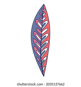 Doodle leaf icon outline hand drawn vector. Nature fall autumn. Forest tree plant leaf