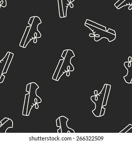 doodle leather shoe
