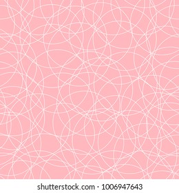 Doodle light pink seamless pattern. One or two tone available, vector. 