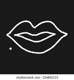 doodle lips
