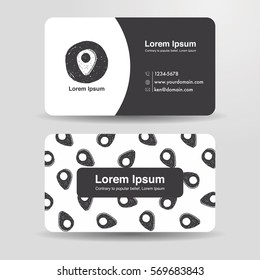 doodle location gps pin