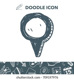 doodle location gps pin