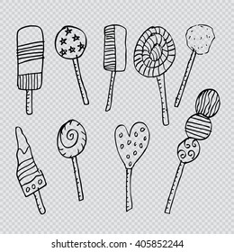 doodle lollipops