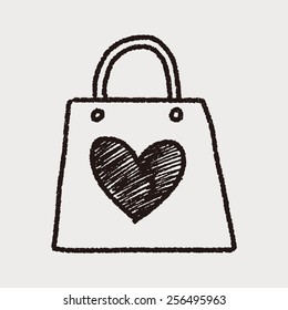 doodle love shopping