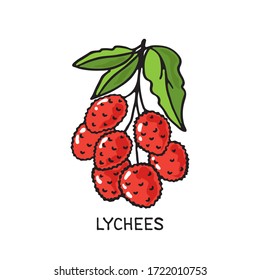 Doodle-Lykäse einzeln auf weißem Hintergrund. Vektorgrafik. Design-Element für Grußkarte, Poster, Broschüre, Aufkleber, Broschüre, Deckel.