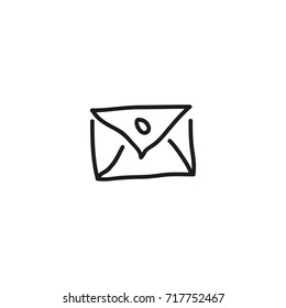 doodle mail icon