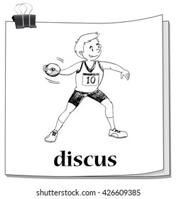 Doodle von Menschen, die Diskutieren Illustration