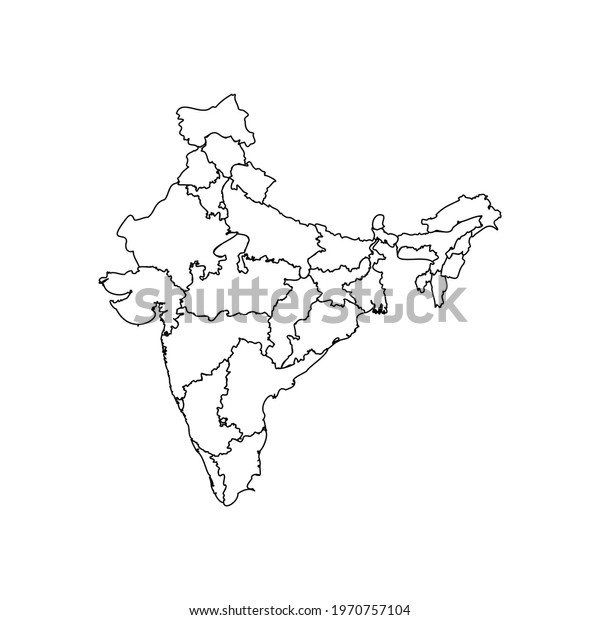 India Map with States - Which State is Famous for What? Hand Drawn  Political Map of India - YouTube