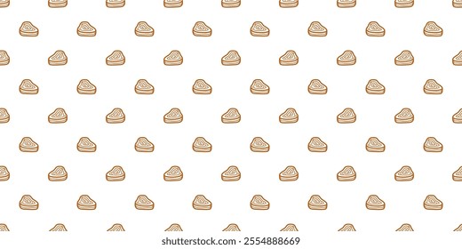 doodle meat pattern background. doodle steak pattern background. Beef Meat Seamless Pattern background.