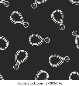 Doodle Medal seamless pattern background